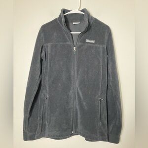 Columbia Fleece Jacket Kids XL (16/18)Black Full Zip Casual Comfort‎ Light